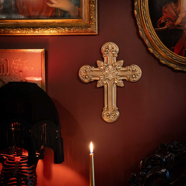 divine cross gothic home decor the blackened teeth blackened atelier