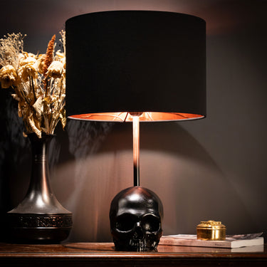 Edison skull lamp gothic lighting the blackened teeth gothic homeware
