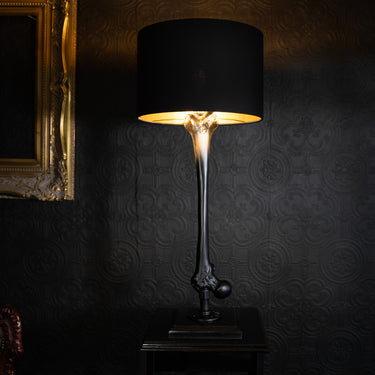 Femur bone Lamp - The Blackened Teeth - Gothic home decor