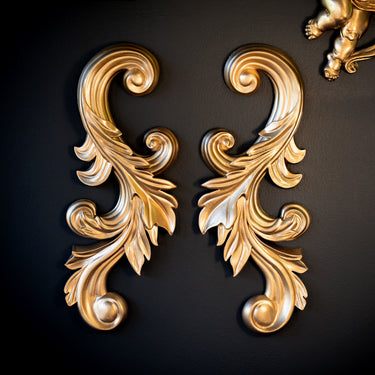 filigree baroque wall hanging pair the blackened teeth gothic homeware
