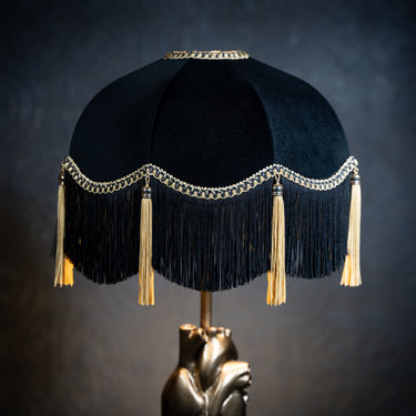 lottie gothic lampshade - the blackened teeth - gothic home decor