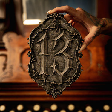 Lucky 13 house charm by The Blackened Teeth Gothic Home Decor