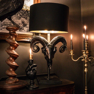 ram lamp gothic lighting the blackened teeth blackened atelier