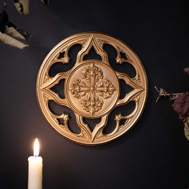 seraphine baroque cross gothic window cathedral decor the blackened teeth