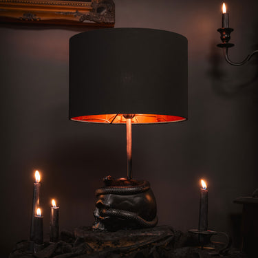 Artemis Snake Skull Lamp