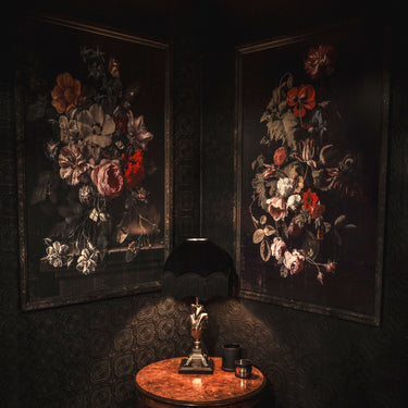 still life gothic art - The Blackened Teeth - Gothic home decor