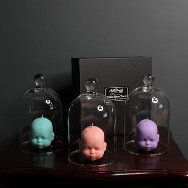 baby doll candle - gothic homeware - the blackened teeth