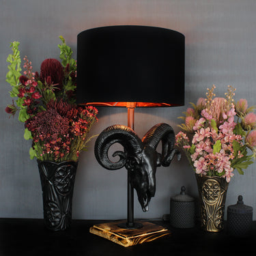 ram lamp gothic lighting the blackened teeth blackened atelier