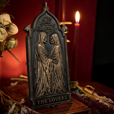 Lovers Halloween Wall Hanging by The Blackened Teeth 