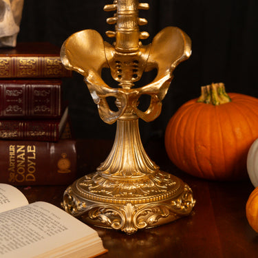 skeleton table lamp the blackened teeth gothic lighting