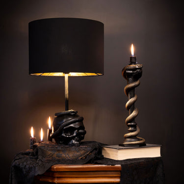 Artemis Snake Skull Lamp
