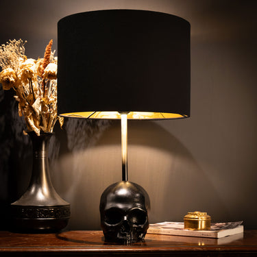 Edison skull lamp gothic lighting the blackened teeth gothic homeware 