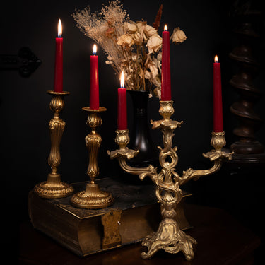 Portia Baroque Candlestick Holder - Large