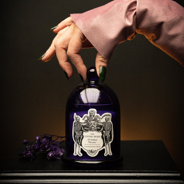 The Living Dead - Purple Cloche Jar Candle