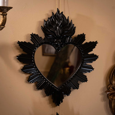 regina sacred heart mirror the blackened teeth gothic home decor