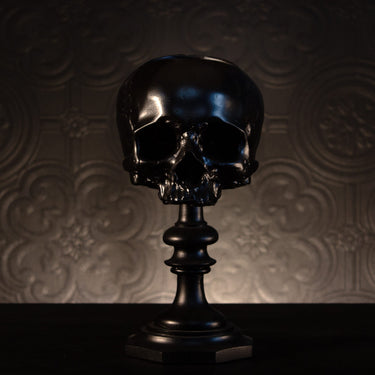 Skull of Jane Doe Pot Plinth - Black