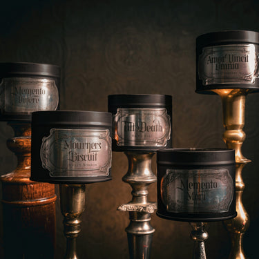 Memento Mori Tin Candle