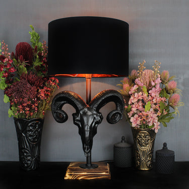 ram lamp gothic lighting the blackened teeth blackened atelier 
