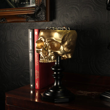 Skull Ring Holder - Gold Edition